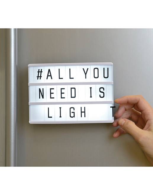 Magnetic Light Up Letter Board