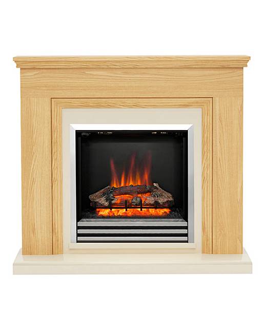 Be Modern Stanton Oak Fire Suite Simply Be Modern Stanton Natural Oak Fire Suite