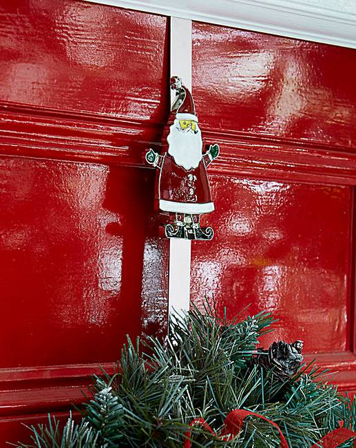 Over Door Wreath Hanger Santa House Of Bath