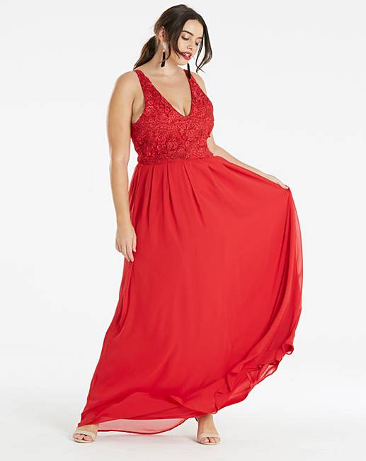 ax paris curve maxi dress