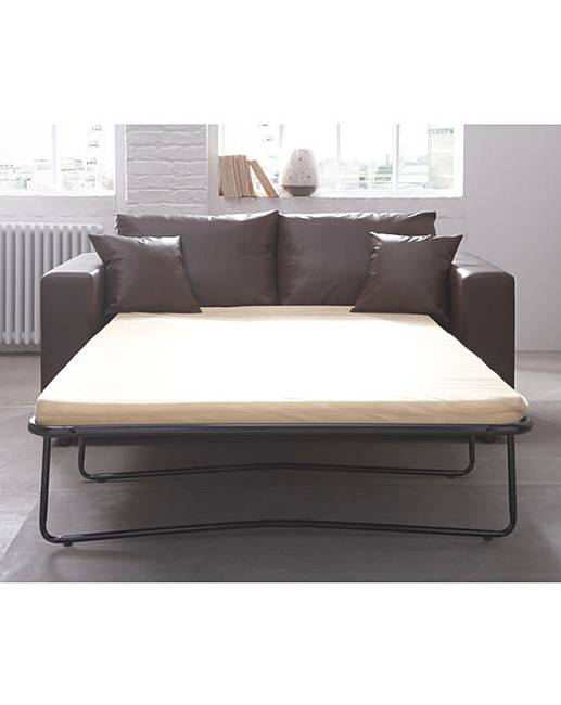 Alicante Metal Action Sofabed J D Williams Alicante Faux Leather Metal Action Sofabed