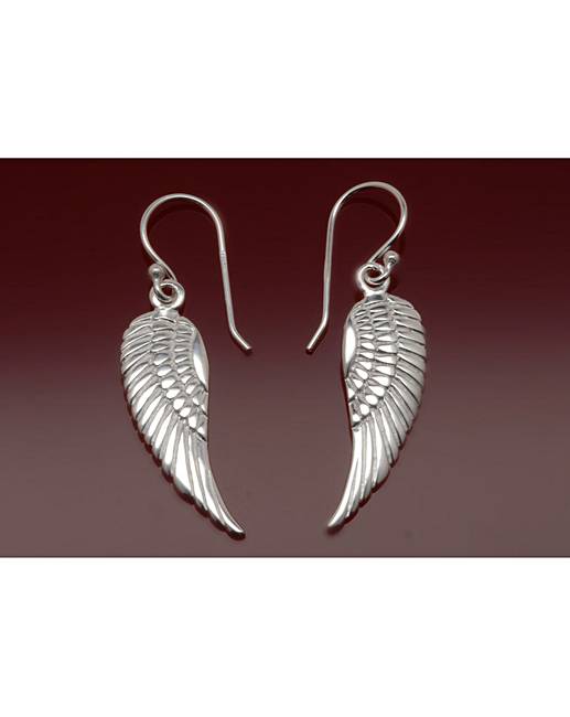 Sterling Silver Angel Wing Earrings J D Williams Sterling Silver Angel Wing Earrings