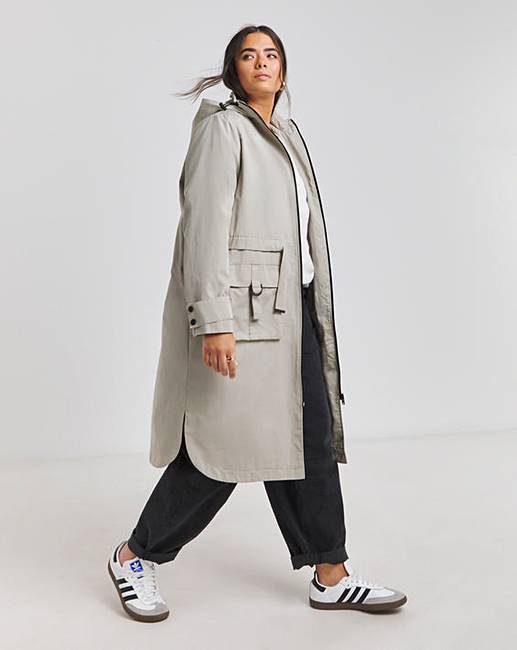 GreyHoodedFunctionalUtilityCoat