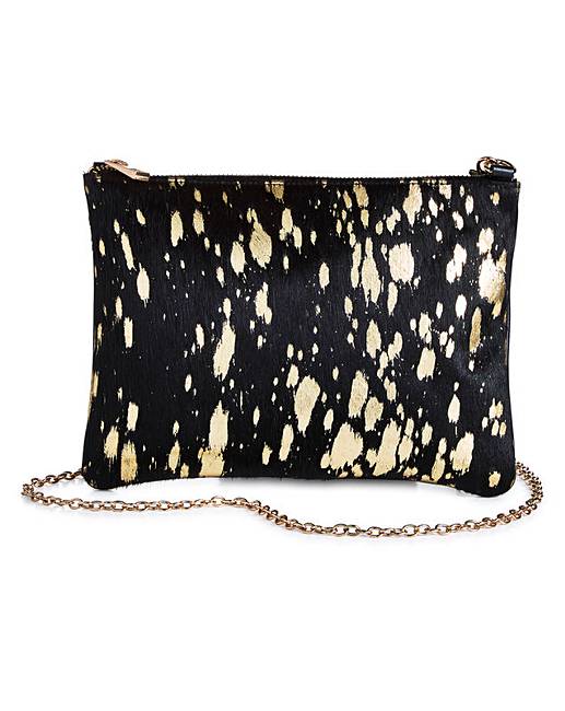 Leather Animal Print Clutch Bag J D Williams Animal Print Clutch Bag