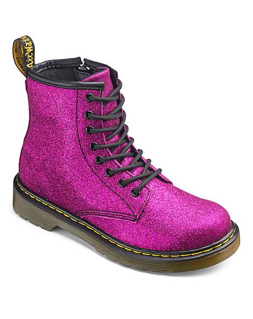 pink glitter doc martins