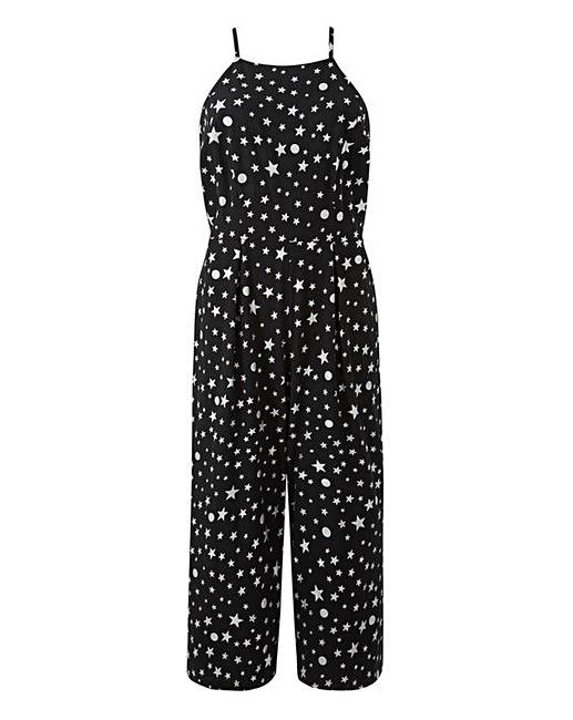 Petite Foil Star Print Jumpsuit Oxendales