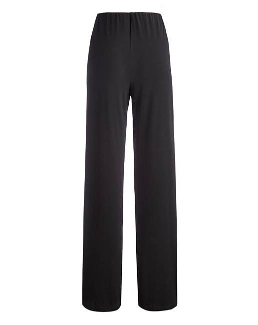 Joanna Hope Jersey Palazzo Trousers 27in | Simply Be