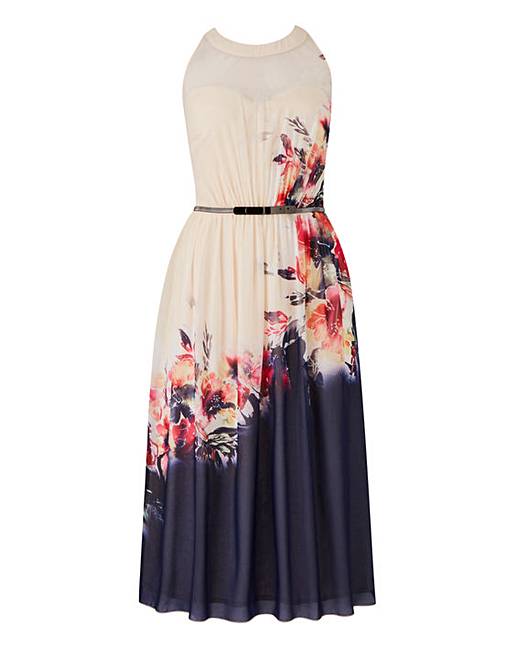 little mistress floral skater dress