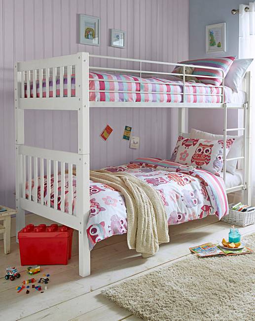 Ashleigh Bunk Bed With Mattress Premier Man