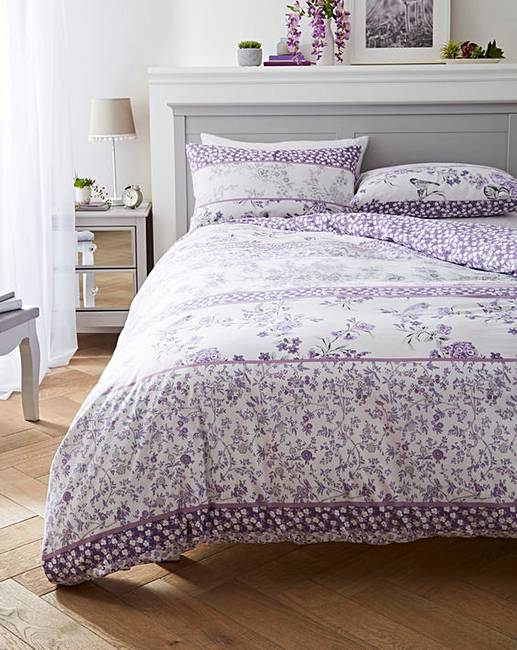 Leonie Purple Duvet Cover Set Marisota