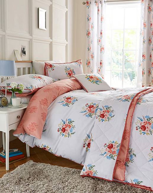 Pom Pom Floral Duvet Cover Set Oxendales