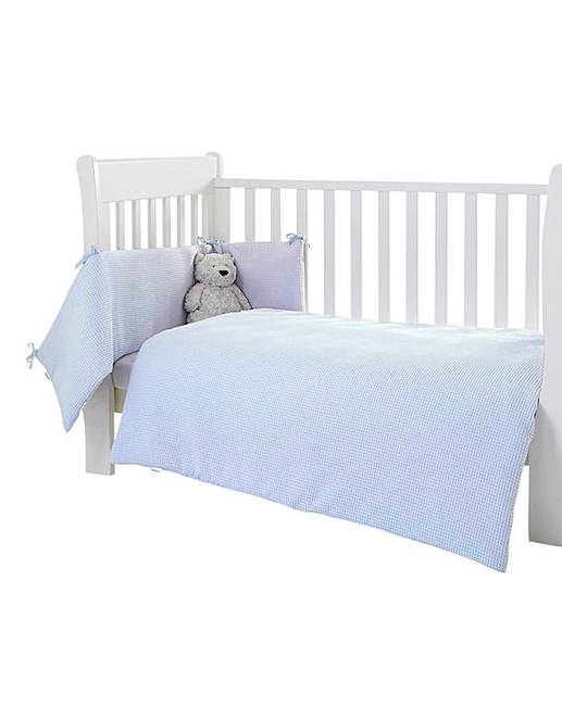 Clair De Lune Waffle Cot Bed Set