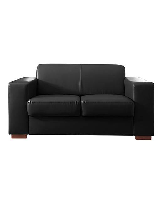 Memphis Faux Leather 2 Seater Sofa Ambrose Wilson Memphis Faux Leather 2 Seater Sofa