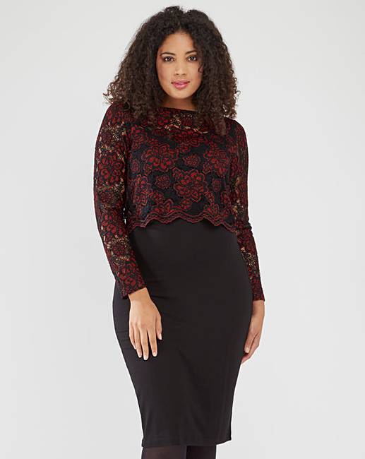 Joe Browns Crochet Lace Dress Simply Be