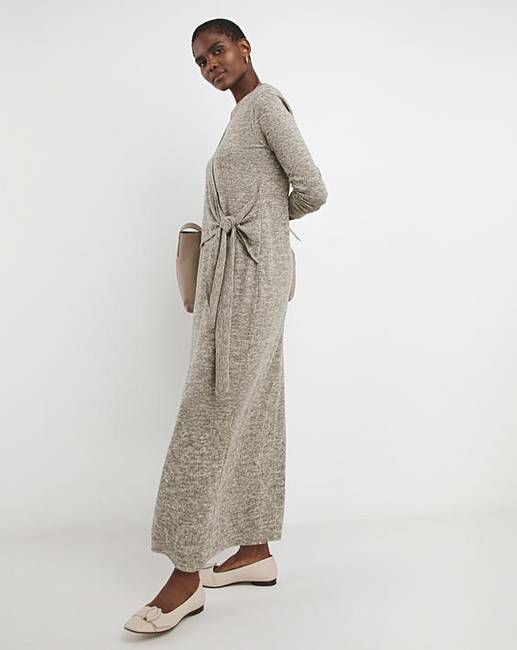 LongSleeveTieWaistDress