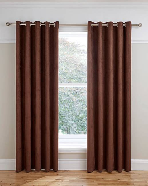 Faux Suede Lined Eyelet Curtains Simply Be Faux Suede Lined Plain Dye Eyelet Curtains
