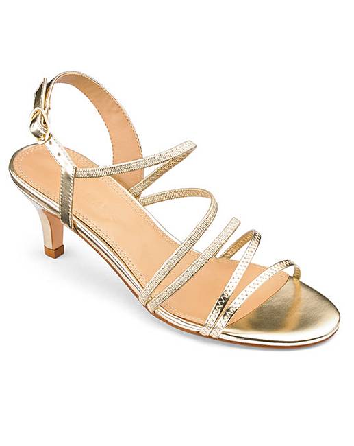Strappy Heeled Sandals E Fit | Ambrose Wilson