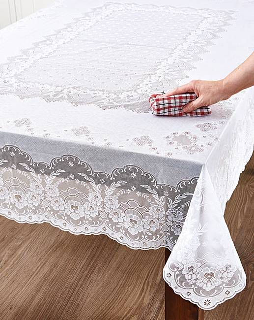 Vinyl Lace Tablecloth House Of Bath