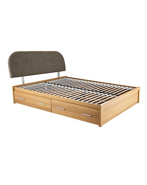 Nevada Kingsize Bed With 4 Drawers Marisota
