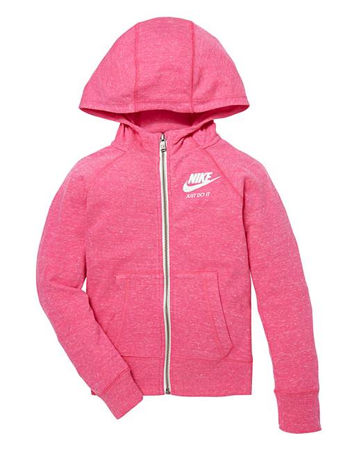 ladies pink nike hoodie