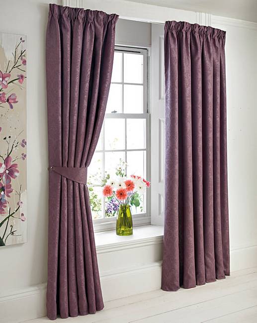 Woven Damask Blackout Curtains House Of Bath Woven Damask Blackout Curtains