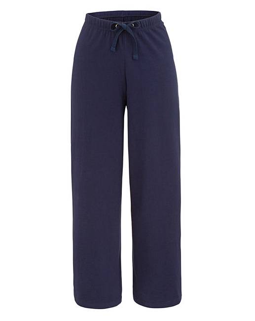 Wide Leg Loose Fit Joggers 27in | J D Williams