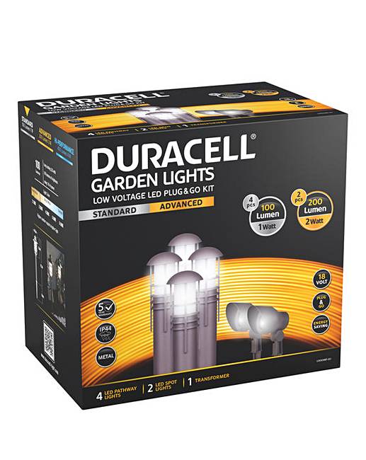 Duracell Led Garden Lighting Kit 6pk Oxendales