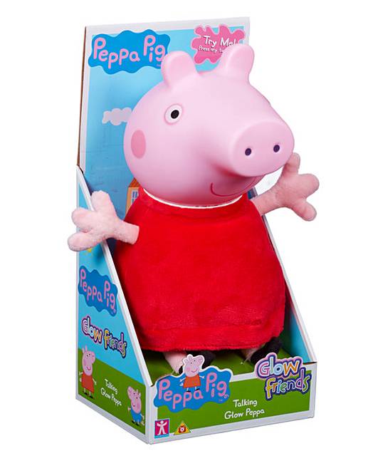 peppa pig talking glow george