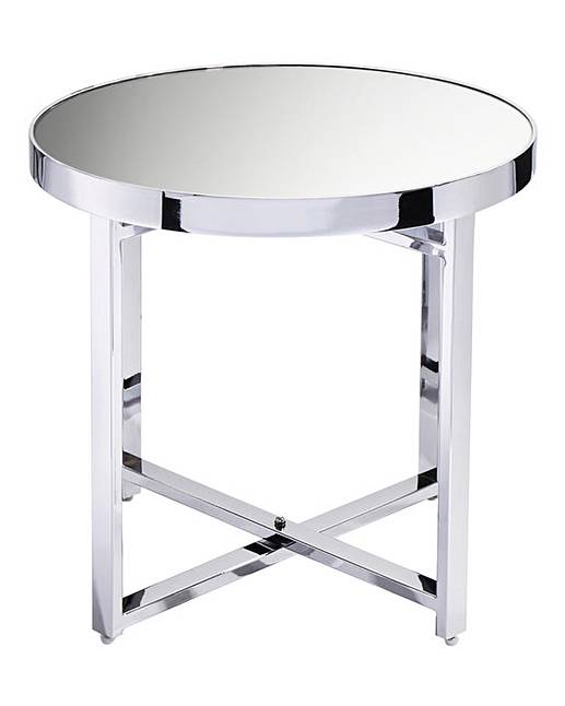 Ayla Mirrored Side Table