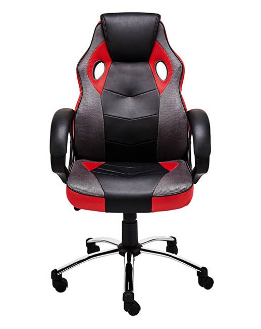 Jenson Racing Style Office Chair Simply Be Jenson Faux Leather Gaslift Racing Style Office Chair