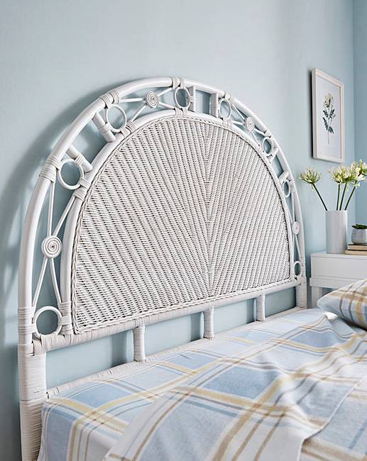 Rattan Headboard Double House of Bath
