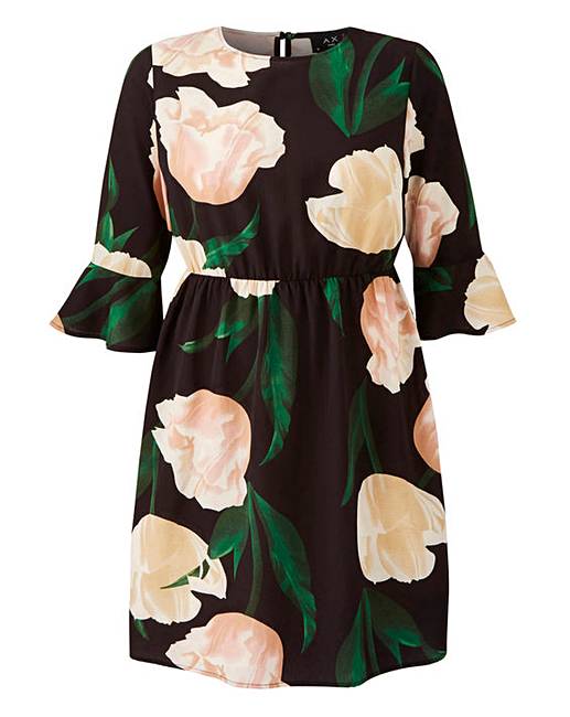 ax paris curve green dress
