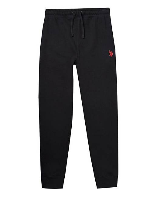 polo joggers black