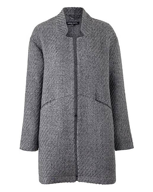 Wool Look Blazer Coat | J D Williams