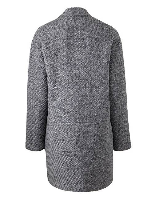 Wool Look Blazer Coat | J D Williams