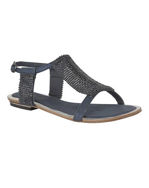 lotus flat sandals