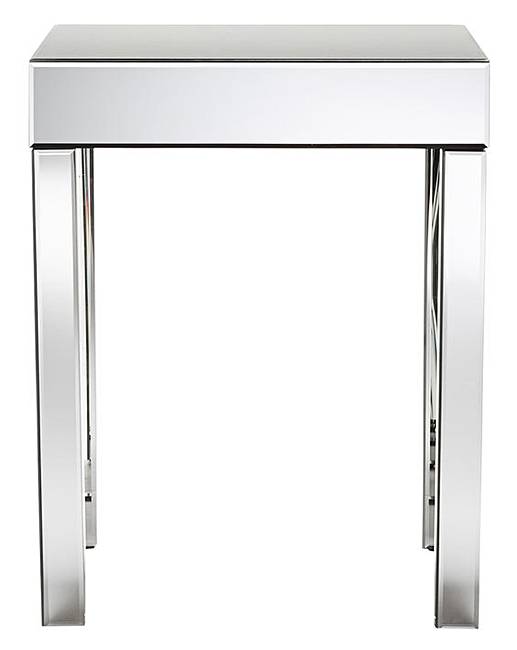 Monaco Mirrored Side Table J D Williams Monaco Mirrored Side Table