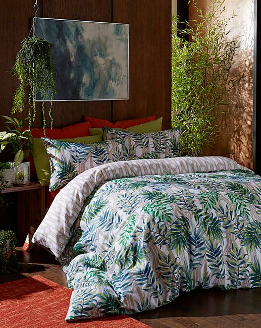 Palm Leaf Duvet Cover Set | Oxendales