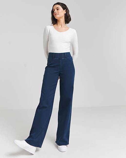 DarkBlueWideLegPullOnJegging