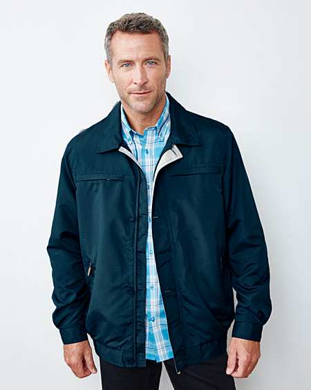 Premier Man | Harrington | Jackets Premier Man Teal Fleece Lined Jacket R