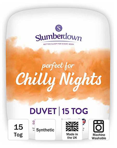 Slumberdown Chilly Nights Double Duvet 15 Tog Winter Duvet Double Bed 