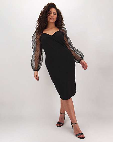 midi bodycon occasion dress