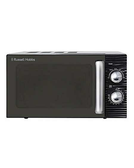 Russell Hobbs RHMM715B Honeycomb 17 Litre Black Manual Microwave