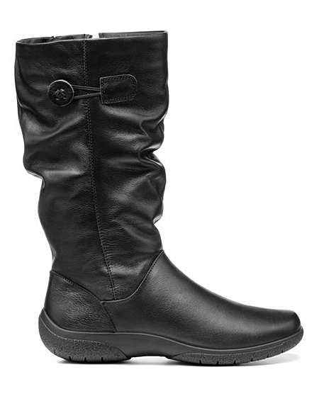 wide fit mid calf ladies boots