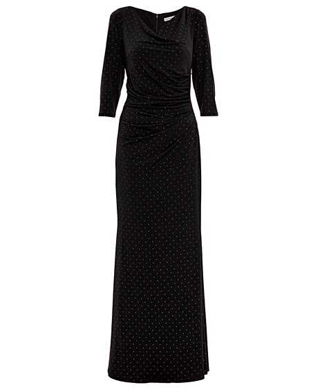 gina bacconi stella maxi dress