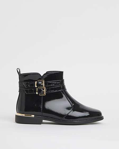 Chelsea boots with straps best sale