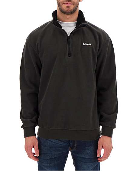 schott fleece hoodie