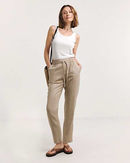 Jd williams ladies deals linen trousers