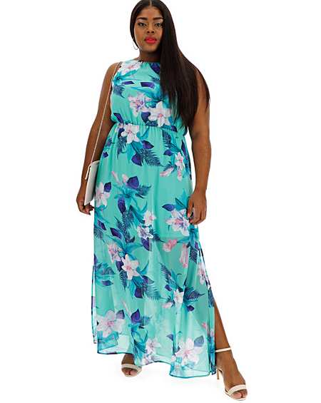 quiz curve maxi dress