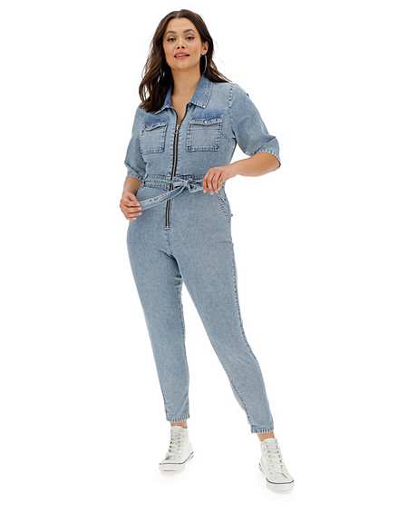 simply be denim jumpsuit